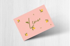 Naam met citroentakken